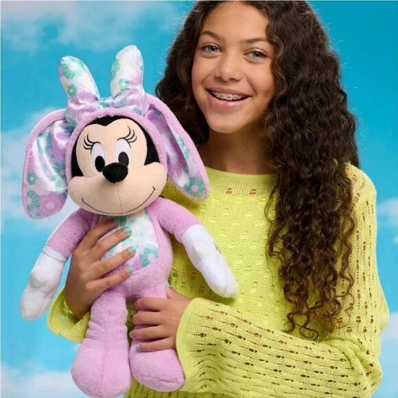 Officially Licensed Disney Minnie Mouse Easter Bunny Large Plush 17",  New - Picture 2 of 8